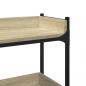 Preview: Waschmaschinenregal Sonoma-Eiche 67x25x163 cm Holzwerkstoff