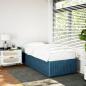 Preview: Bettgestell Blau 90x200 cm Samt