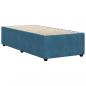 Preview: Bettgestell Blau 90x200 cm Samt