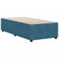 Preview: Bettgestell Blau 100x200 cm Samt