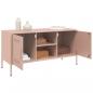 Preview: TV-Schrank Rosa 100,5x39x50,5 cm Stahl