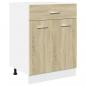 Preview: Schubunterschrank Sonoma-Eiche 60x46x81,5 cm Holzwerkstoff