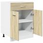 Preview: Schubunterschrank Sonoma-Eiche 60x46x81,5 cm Holzwerkstoff