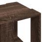 Preview: Couchtisch Braun Eichen-Optik 32x32x30 cm Holzwerkstoff