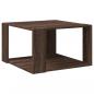 Preview: Couchtisch Braun Eichen-Optik 51,5x51,5x30 cm Holzwerkstoff