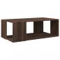 Preview: Couchtisch Braun Eichen-Optik 89,5x48x30 cm Holzwerkstoff