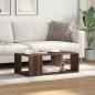 Preview: Couchtisch Braun Eichen-Optik 89,5x48x30 cm Holzwerkstoff