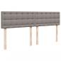 Preview: Boxspringbett mit Matratze Taupe 200x200 cm Stoff