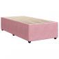 Preview: Boxspringbett mit Matratze Rosa 100x200 cm Samt