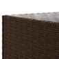 Preview: 11-tlg. Garten-Lounge-Set mit Kissen Braun Poly Rattan