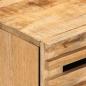 Preview: Nachttisch 50x34x60 cm Raues Massives Mangoholz