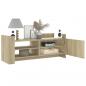 Preview: TV-Schrank Sonoma-Eiche 100x35x40 cm Holzwerkstoff