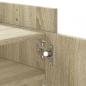 Preview: TV-Schrank Sonoma-Eiche 100x35x40 cm Holzwerkstoff