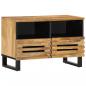 Preview: ARDEBO.de - TV-Schrank 70x34x46 cm Raues Massivholz Mango