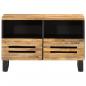 Preview: TV-Schrank 70x34x46 cm Raues Massivholz Mango