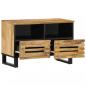 Preview: TV-Schrank 70x34x46 cm Raues Massivholz Mango