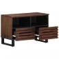 Preview: TV-Schrank Braun 70x34x46 cm Massivholz Mango