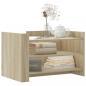 Preview: Couchtisch Sonoma-Eiche 80x50x50 cm Holzwerkstoff