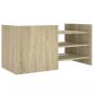 Preview: TV-Schrank Sonoma-Eiche 80x35x40 cm Holzwerkstoff