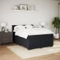 Preview: Boxspringbett mit Matratze Schwarz 140x190 cm Samt