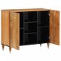 Preview: Beistellschrank 90x33x75 cm Massivholz Mango