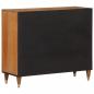 Preview: Beistellschrank 90x33x75 cm Massivholz Mango