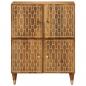 Preview: Beistellschrank 60x33x75 cm Massivholz Mango