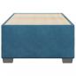 Preview: Bettgestell Blau 80x200 cm Samt