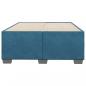 Preview: Bettgestell Blau 120x190 cm Samt