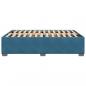 Preview: Bettgestell Blau 140x190 cm Samt