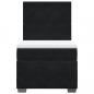 Preview: Boxspringbett mit Matratze Schwarz 90x190 cm Samt