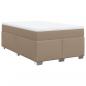 Preview: Boxspringbett Matratze Cappuccino-Braun 120x190 cm Kunstleder