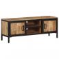 Preview: ARDEBO.de - TV-Schrank 110x30x40 cm Massivholz Mango