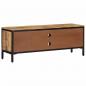 Preview: TV-Schrank 110x30x40 cm Massivholz Mango