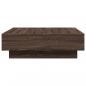 Preview: Couchtisch Braun Eichen-Optik 90x90x28 cm Holzwerkstoff