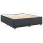 Preview: Boxspringbett mit Matratze Schwarz 200x200 cm Kunstleder