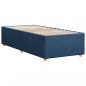 Preview: Bettgestell Blau 90x200 cm Stoff