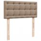 Preview: Boxspringbett Matratze Cappuccino-Braun 120x190 cm Kunstleder