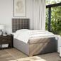 Preview: Boxspringbett mit Matratze Taupe 120x200 cm Stoff