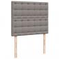 Preview: Boxspringbett mit Matratze Taupe 120x200 cm Stoff