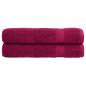 Preview: ARDEBO.de - Premium-Saunatücher SOLUND 2 Stk Bordeaux 80x200 cm 600 g/m²