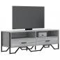 Preview: ARDEBO.de - TV-Schrank Grau Sonoma 122x34x41 cm Holzwerkstoff