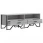 Preview: TV-Schrank Grau Sonoma 122x34x41 cm Holzwerkstoff