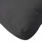 Preview: Palettenkissen Schwarz 50x40x12 cm Stoff