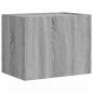 Preview: Wand-Nachttische 2 Stk. Grau Sonoma 45x30x35 cm