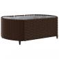 Preview: 9-tlg. Garten-Sofagarnitur mit Kissen Braun Poly Rattan