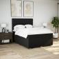 Preview: Boxspringbett mit Matratze Schwarz 160x200 cm Stoff