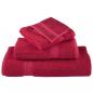 Preview: 12 tlg. Premium-Handtuch-Set SOLUND Rot 600 g/m²