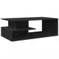 Preview: Couchtisch Schwarz 102x55x35 cm Holzwerkstoff