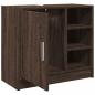 Preview: Waschbeckenschrank Braun Eichen-Optik 63x29x55 cm Holzwerkstoff